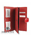 Жіночий шкіряний гаманець червоний лаковий Loren 837-RS, фото 2