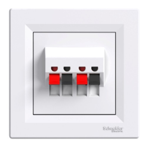 Розетка аудіо біла Asfora Schneider еlectric EPH5700121