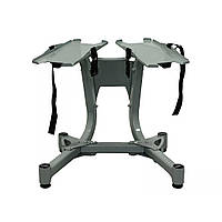 Мобільна підставка під гантелі з регульованим вагою LiveUp Adjustable Dumbbell Rack, LS1920