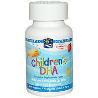 Риб'ячий жир для дітей (полуниця), Nordic Naturals, 90 капсул