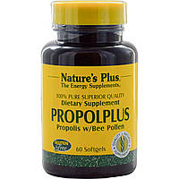 Прополис, Nature's Plus, 60 капсул