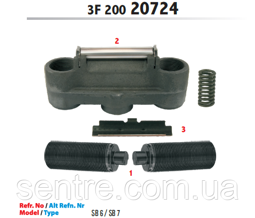 Корпус штовхачів, бінокль SB6, SB7 3F20020724 Туреччина