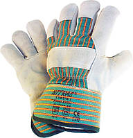 Рукавички комбіновані (клас А) з яловичого спилка
