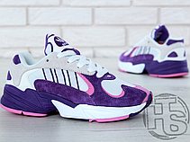 Женские кроссовки Adidas Yung-1 Frieza White/Purple D97048, фото 2
