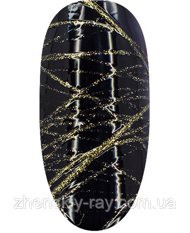 Гель-паутинка D.I.S NAILS золото, фото 1