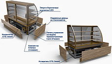 Вітрина для кондитерських виробів Juka VDL158, фото 2