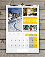 Календар настінний перекидний - друк, виготовлення