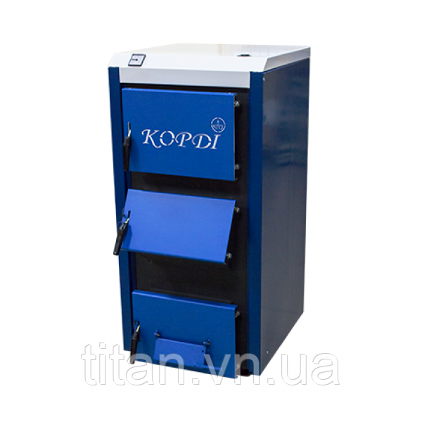 Котел твердопаливний Корді АОТВ 16 СТ,16 кВт, посилений теплообмінник (6 мм)