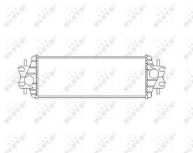 Радіатор інтеркулера на Рено Трафік II 1.9dci з 2001 р./NRF 30875