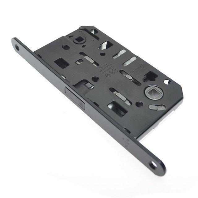 Замок межкомнатный AGB MEDIANA POLARIS XT WC черный (Италия