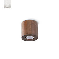 Люстра модерн деревянный тубус в коридор, деревянный дом, в сруб, на кухню 50277 серии "Арабика"