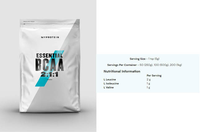 Амінокислоти Бцаа MyProtein BCAA 500 г ( без смаку ), фото 3