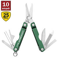 Мультитул LEATHERMAN Micra Green, картонна коробка