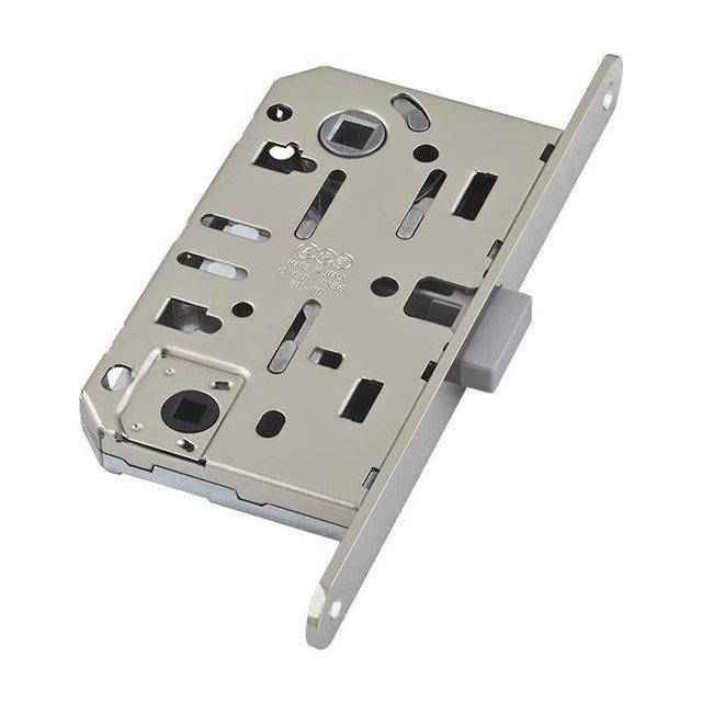 Замок межкомнатный AGB MEDIANA POLARIS XT WC матовый хром (Италия