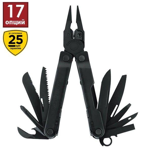 Мультитул LEATHERMAN Rebar Black, картонна коробка