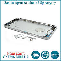 Задняя крышка корпуса iPhone 6 space grey