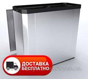 Піч-кам'янка для лазні Горизонталь Новаслав ПКС-02,04 (18,26 м³) кожух з нержавійки