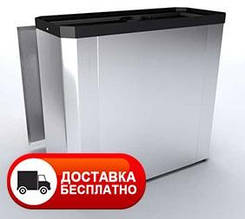 Піч-кам'янка для лазні Горизонталь Новаслав ПКС-02,04 (18,26 м³) кожух з нержавійки