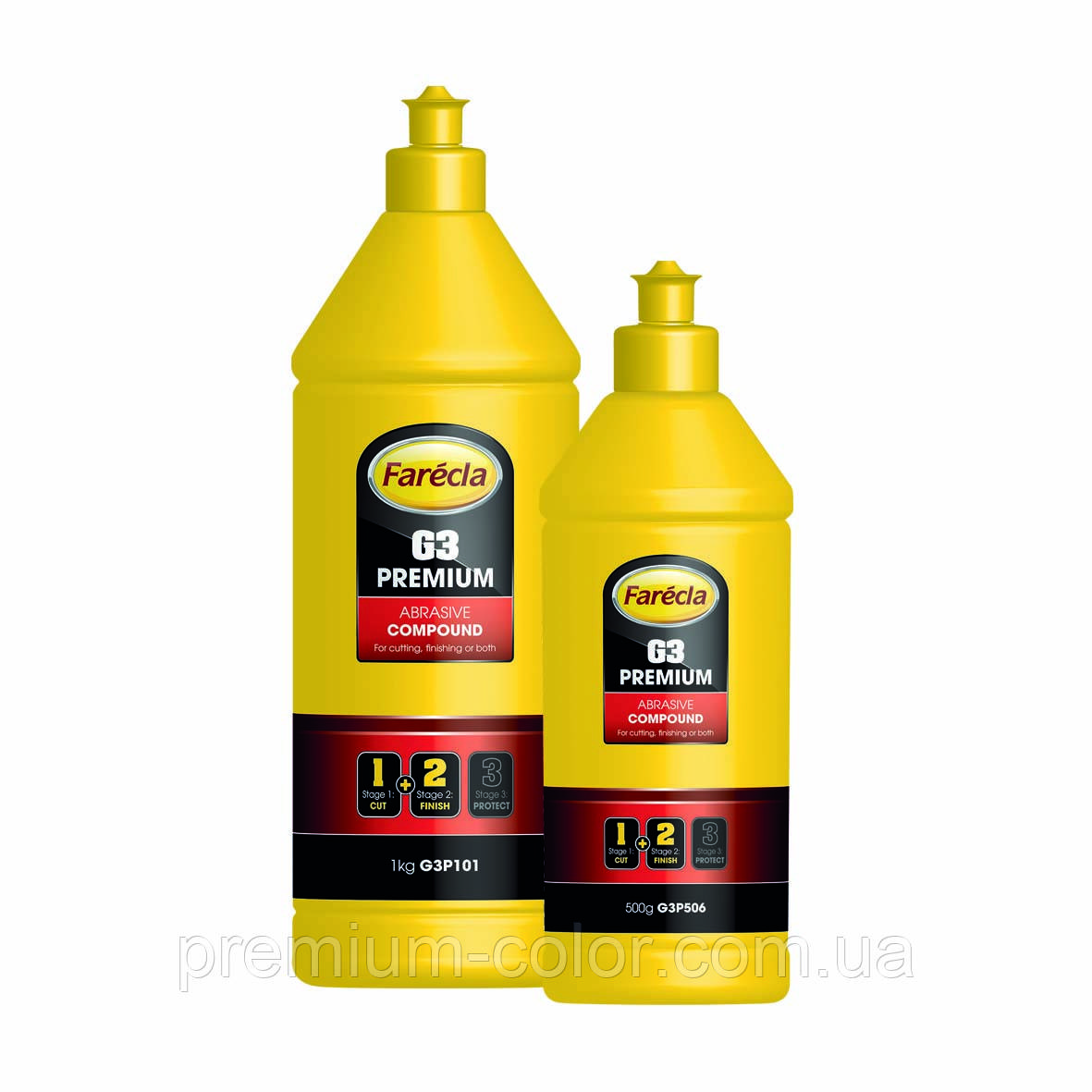 Абразивна поліроль G3 Premium Abrasive Compound № 1+2 Farecla (0.5 кг)