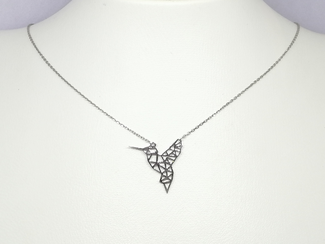 Срібне кольє Колібрі. 908-01127