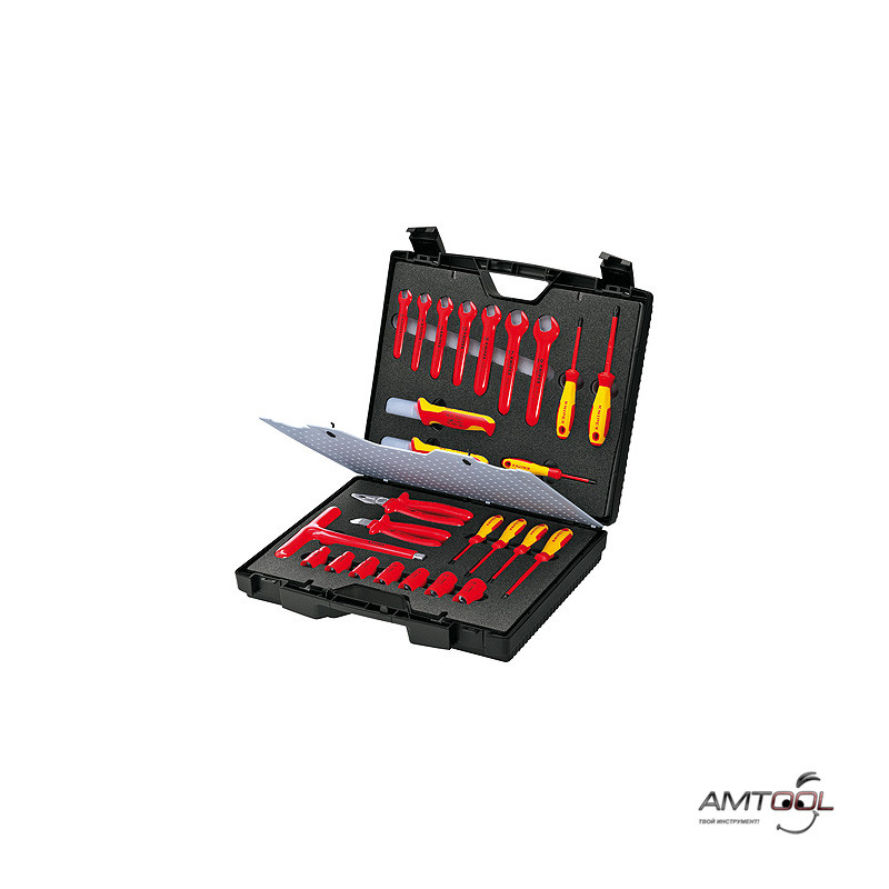 Валіза стандартна 26 пр., 1000V — Knipex 98 99 12