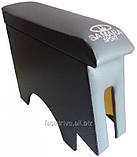 Підлокітник ВАЗ 2108 - 21099 червоний, сірий, чорний, "Комфорт"-вишивка, фото 3