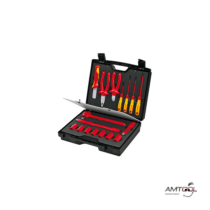 Валіза компактна 17 пр., 1000V — Knipex 98 99 11