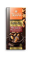 Чорний шоколад Trapa Intenso 70% з мигдалем, 175г 17шт/ящ