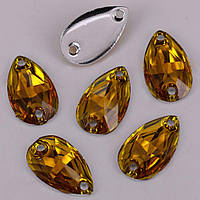 17х28мм. Краплі пришивні С/С. Topaz