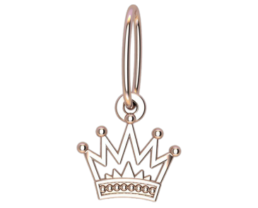 Кулон Підвіс на браслет, ланцюг, жіночий Корона