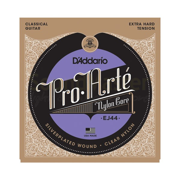 Струни для класичної гітари D*ADDARIO EJ-44 H Extra-Hard Tension silver Pro*Arte