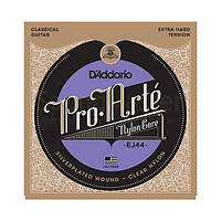 Струны для классической гитары D*ADDARIO EJ-44 H Extra-Hard Tension silver Pro*Arte