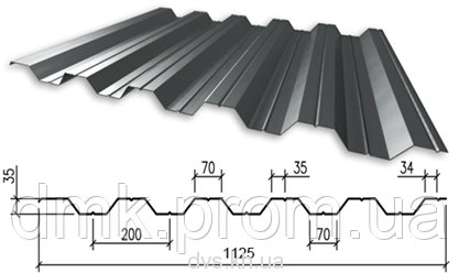 Профнастил кровельный ПК-35 - фото 2 - id-p48247273