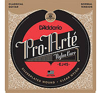 Струны для классической гитары D*ADDARIO EJ-45 PRO-ARTE NORMAL TENSION