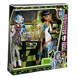 Набір Monster High Божевільна Наука Клео де Ніл і Гулія Єлпс — Mad Science Cleo De Nile & Ghoulia Yelps, фото 2