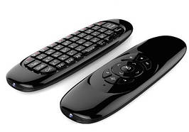 Пульт+аеро миша+клавіатура Air mouse C120 з гіроскопом і акумулятором ручна клавіатура