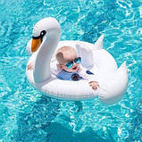 Надувне дитяче коло коло-ходунки Білий Лебідь з трусиками, фото 2