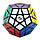 QiYi Qiheng Megaminx black | Мегамінкс чорний з кольоровими наклейками, фото 3