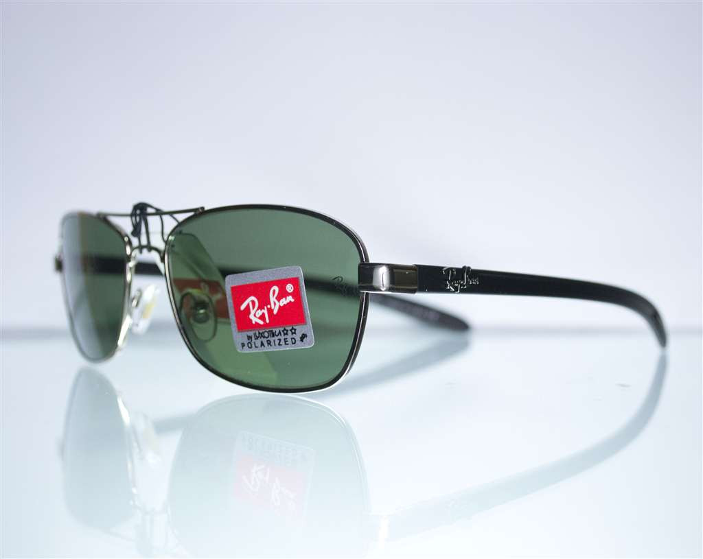 Окуляри Ray-Ban чоловічі сонцезахисні - Срібні - 8302