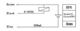 Індуктивний датчик HURON LJ12A3-4-Z/AX NPN NC закритий, фото 3