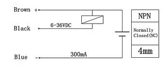 Індуктивний датчик HURON LJ12A3-4-Z/AX NPN NC закритий, фото 3