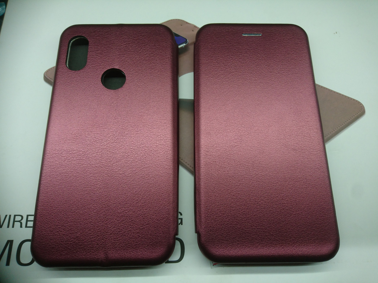 Чохол книжка Elite Case для Xiaomi Redmi S2 бордовий