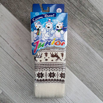 Колготки дитячі махрові х/б Класик Junior, Cotton 450 Den, 20-21 розмір 128-134 см, 15610