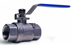 Кран нержавіючий кульовий різьбовий внутр-внутр різьба Ду 10 AISI 304