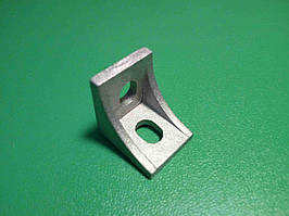 Кутовий з'єднувач станкового профілю 20 серії (напівкруг)