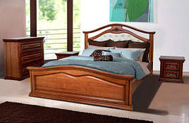 Комплект в спальню з натурального дерева Маргарита серія Еліт Мікс Меблі