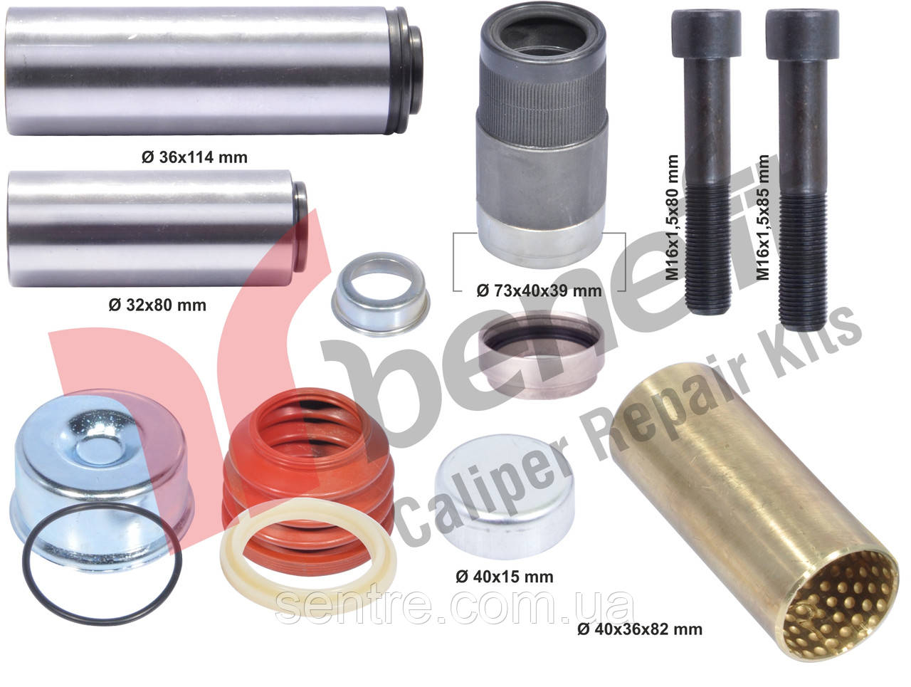 Ремкомплект супорта SN6/SN7/SK7/NA7 K067417K50 / SAF 3434382000 Benefit 1673 Туреччина