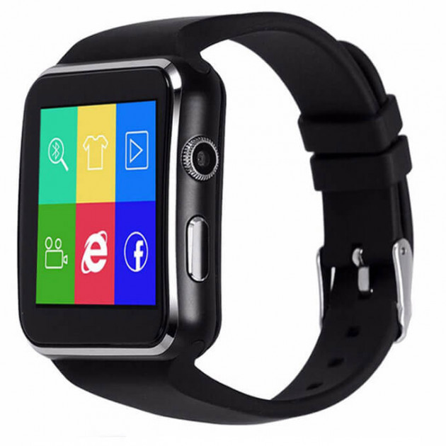 Смарт-годинник (Smart Watch) Розумний годинник X6 Чорний