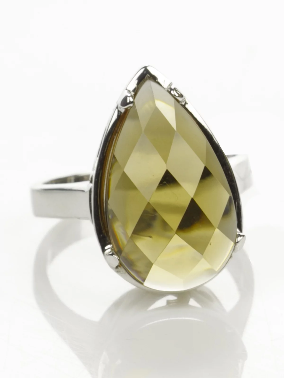 Каблучка срібна з султанітом Т-3491, фото 1