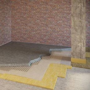 Звукоізоляційний підлогу з застосуванням акустичної вати (1 шар), фото 2